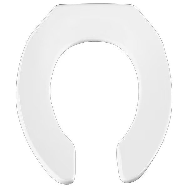 Toilet Seat, Without Cover, Plastic, Round, White, Bemis, Mfr#: 955CT-000