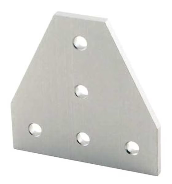 5 Hole Tee Joining Plate, 80/20, Mfr#: 40-4340