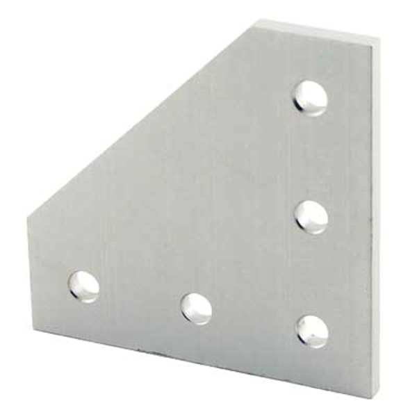 5 Hole 90 Degree Joining Plate, 80/20, Mfr#: 45-4351