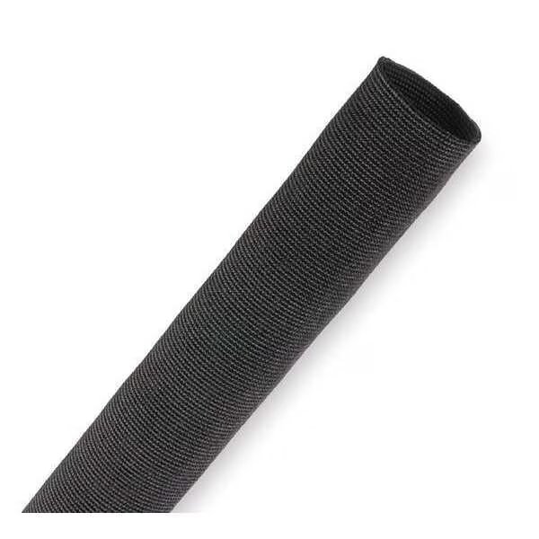 Sleeving, 1.000 In., 50 ft., Black, Techflex, Mfr#: DFN1.00BK50