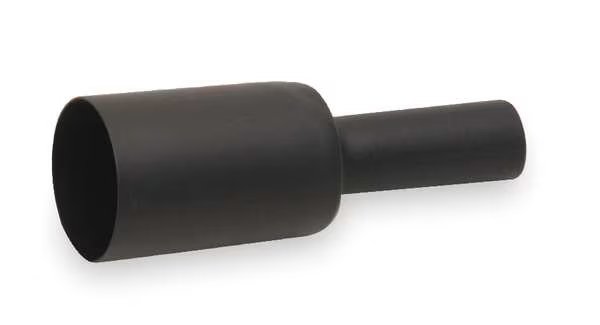 Shrink Tubing, 1.574in ID, Black, 100ft, Techflex, Mfr#: H2N1.50BK