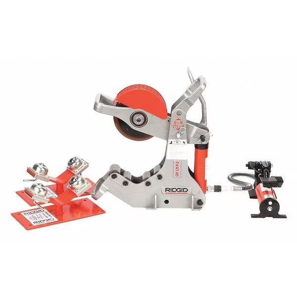Electric Pipe Cutter, 2-1/2 to 8 In, Ridgid, Mfr#: 258