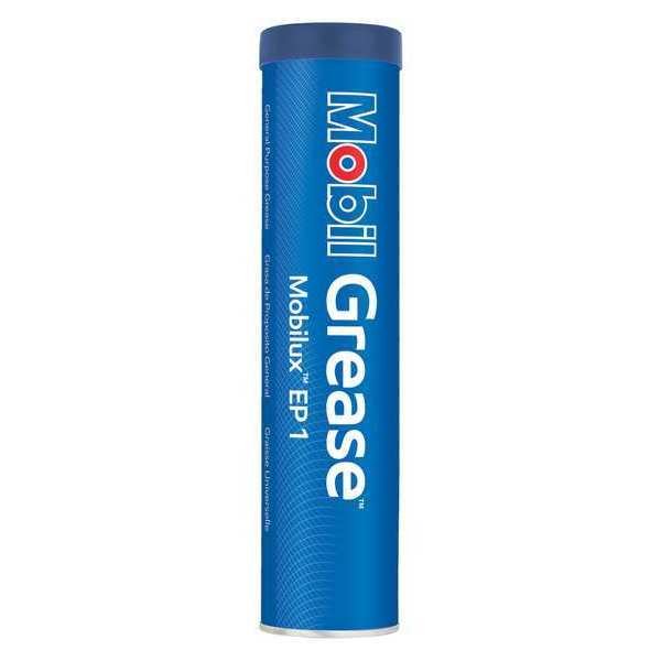 Extreme Pressure Grease, Cartridge, 14 oz, Mobilux EP 1, NLGI 1, Lithium Thickener, Mobil, Mfr#: 121093