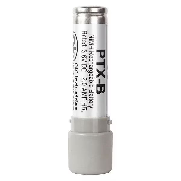 Rechargeable Battery, NiMH, 3.6V, 2.0 Amp, Ok Industries, Mfr#: PTX-B