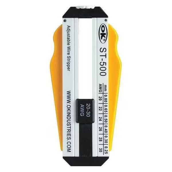 4 in Adjustable Wire Stripper 20 to 30 AWG, Ok Industries, Mfr#: ST-500