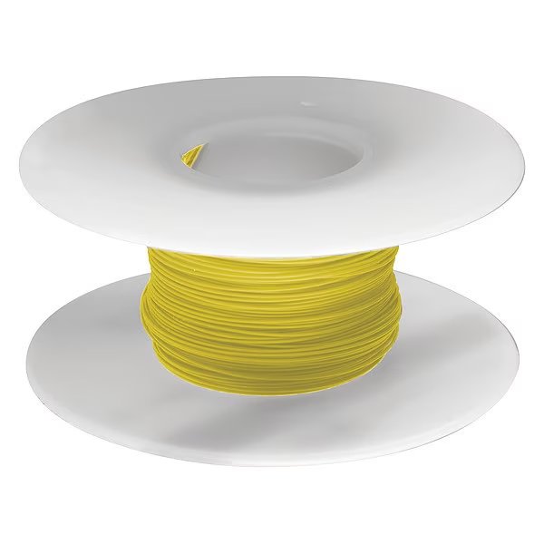 28 AWG Wire Wrapping Wire 100 ft. YL, Ok Industries, Mfr#: R28Y-0100
