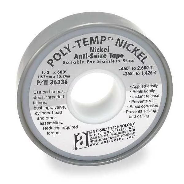 Antiseize Tape, 3/4 In. W, 600 In. L, Anti-Seize Technology, Mfr#: 36351