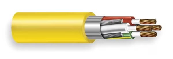 18 AWG 4 Conductor Portable Cord 300V 250 ft. YL, Carol, Mfr#: 01444.35T.05