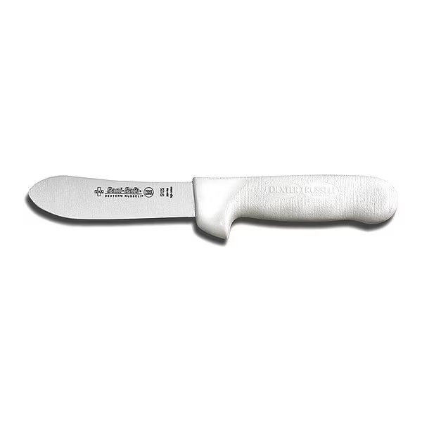 Slime Knife, 4 1/2 In, Poly, White, Dexter Russell, Mfr#: 10193