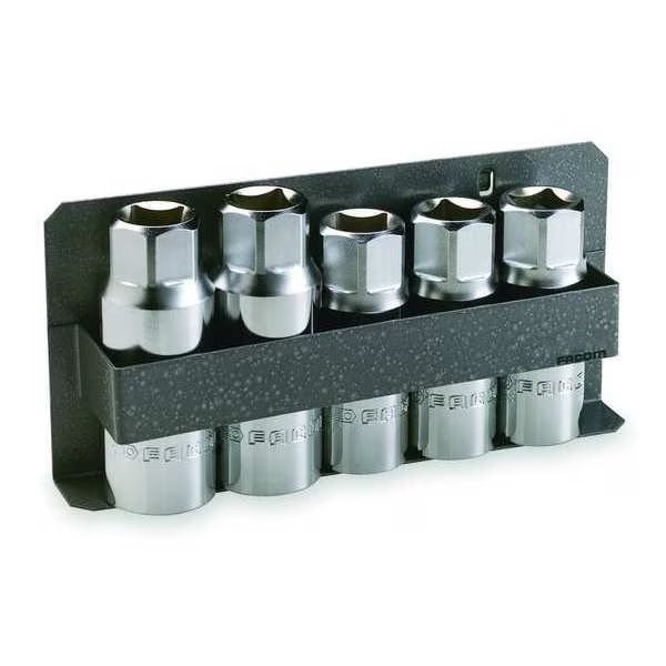 Stud Driver/Extractor Set, 5 Pc, 1/2 Dr, Facom, Mfr#: FA-287B.JS5