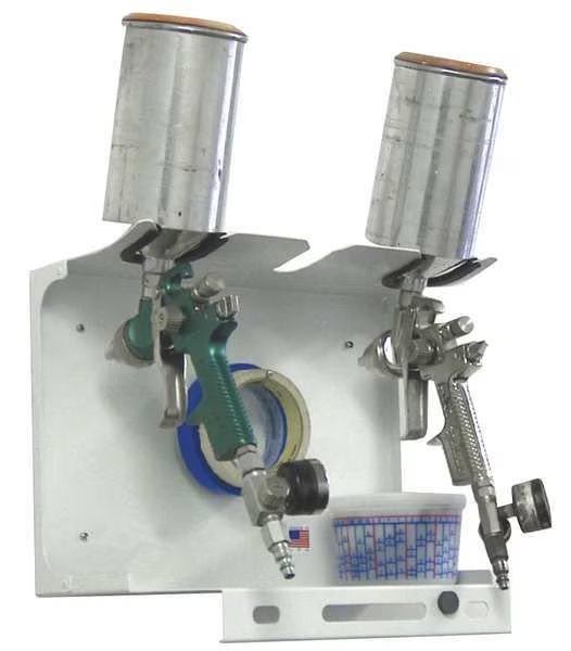 Double Spray Gun Holder and Shelf, Global Finishing Solutions, Mfr#: 218-009