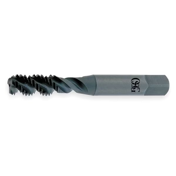 Spiral Flute Tap, 3/8"-16, Plug, UNC, 3 Flutes, Bright, Osg, Mfr#: 1298600