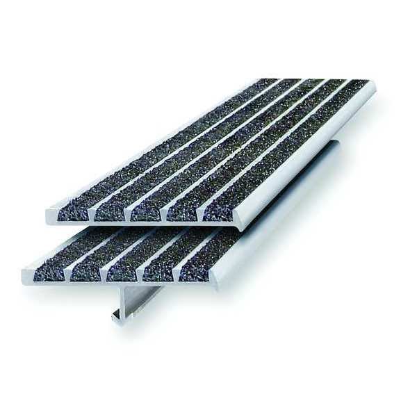 Stair Nosing, Black, 36in W, Extruded Alum, Wooster Products, Mfr#: 231BF-3
