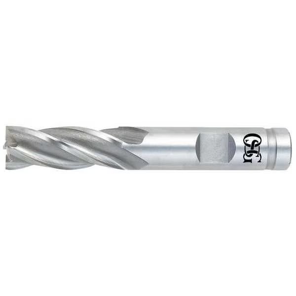 End Mill, Co, TiN, 1/4, 4 FL, SGL Sq End, CC, Osg, Mfr#: 5410305