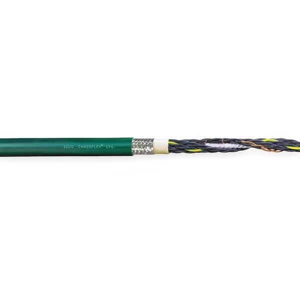 18 AWG 4 Conductor Continuous Flex Control Cable 600V GN, Chainflex, Mfr#: CF6-07-04-100