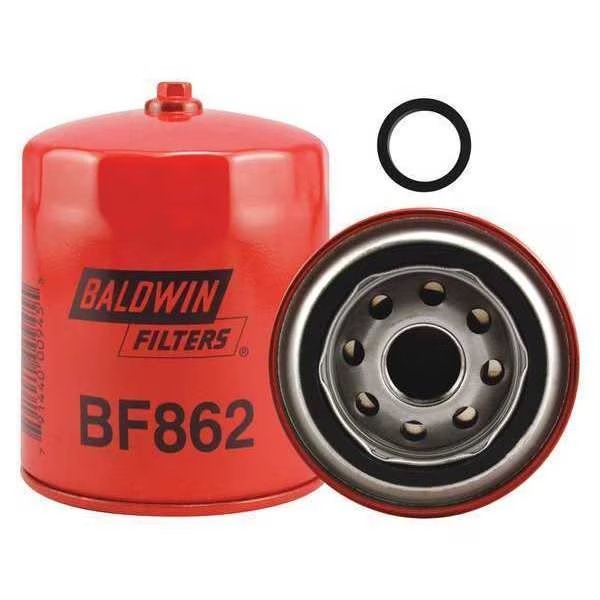 Fuel Filter, 4-23/32x3-11/16x4-23/32 In, Baldwin Filters, Mfr#: BF862