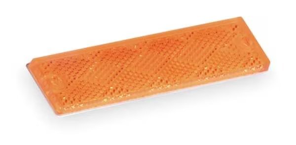 Reflector, Mini, Stick-On, Yellow, Rectangle, Grote, Mfr#: 40133