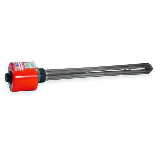 Screw Plug Immersion Heater, 2000W, 120V, Tempco, Mfr#: TSP02794
