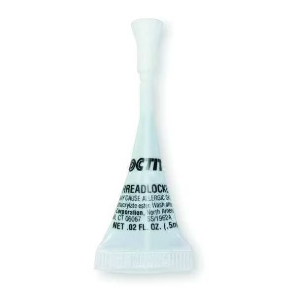Threadlocker, LOCTITE 271, Red, High Strength, Liquid, 0.5 mL Capsule, Loctite, Mfr#: 232532