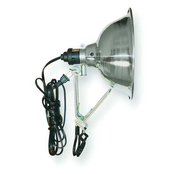 Silver Incandescent Clamp Light (Formerly LumaPro)