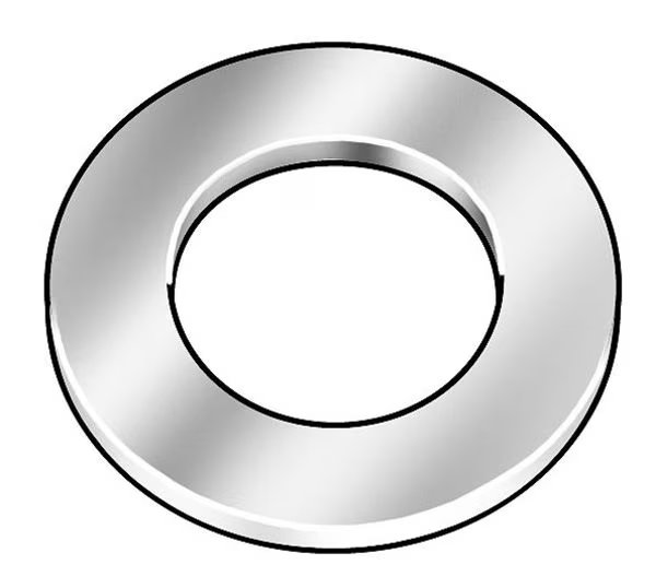 Flat Washer, For Screw Size 1/4" , 327 Stainless Steel Plain Finish, 25 PK, EnjoyTool Select, Mfr#: WAS50514