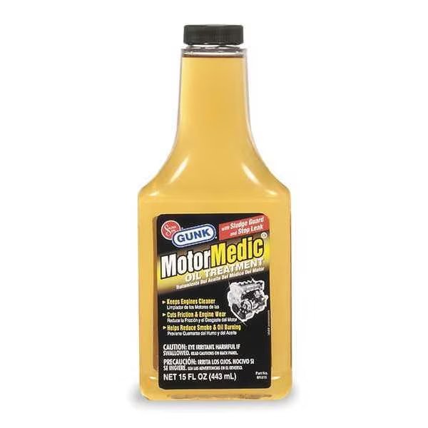Oil Additive, 14 oz. Size, Yellow, Motor Medic, Mfr#: M1815
