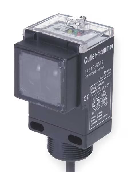 Photoelectric Sensor, Rectangl, Reflective, Eaton, Mfr#: 1451E-6514