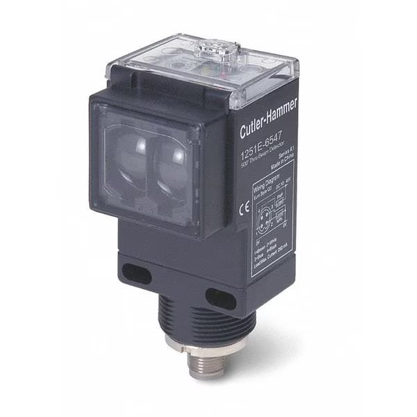 Photoelectric Sensor, Rectangl, Thru-Beam, Eaton, Mfr#: 1251E-6513
