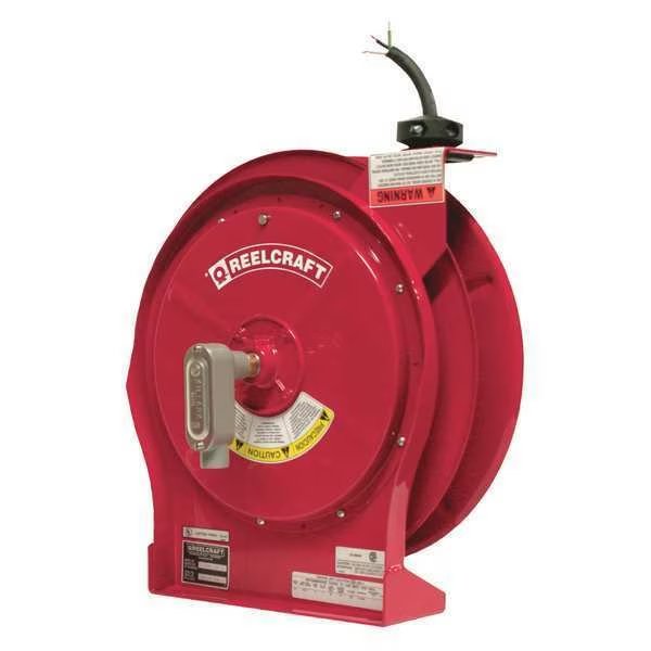 50 ft. 10/3 Extension Cord Reel 30.0 A Amps 0 Outlets, Reelcraft, Mfr#: L 5750 103 X
