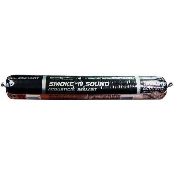Smoke and Acoustical Caulk, 20 oz., White, Sti, Mfr#: SNS120W