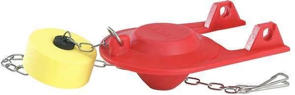 Toilet Flapper, Red, Adjustable, Korky, Mfr#: 2004BP