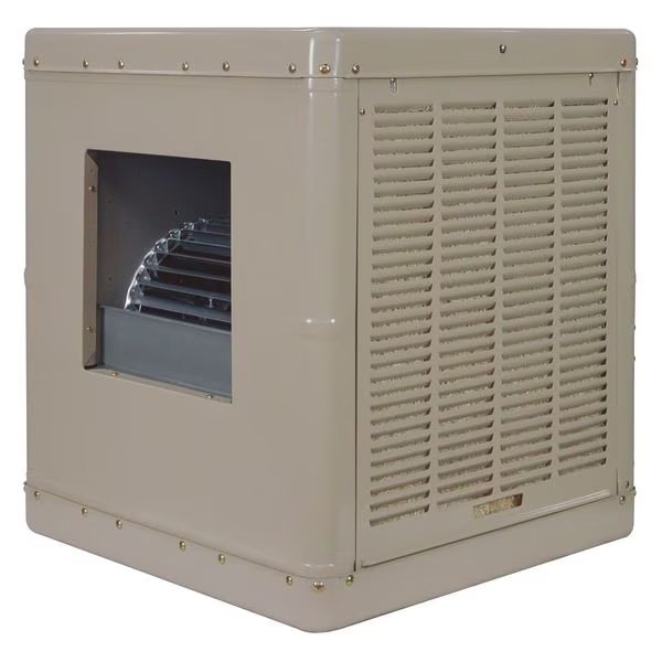 Ducted Evaporative Cooler 3000 cfm, 500 to 700 sq. ft., 8.4 gal, Belt, Essick Air, Mfr#: N30S