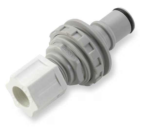 1/2" x 1/4" Tube Panel Mount Insert, Colder, Mfr#: NS6D40008