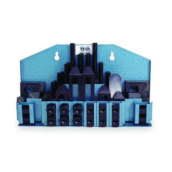 Clamping Kit, 3/4, 5/8-11 Stud, 52 Pcs, Te-Co, Mfr#: 20416