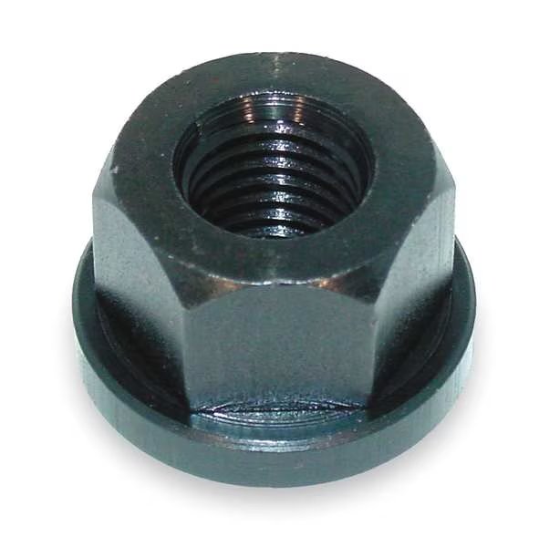 Swivel Flange Nut, 1/2"-13, Steel, Not Graded, Black Oxide, 7/8 in Hex Wd, 1/2 in Hex Ht, Te-Co, Mfr#: 42004