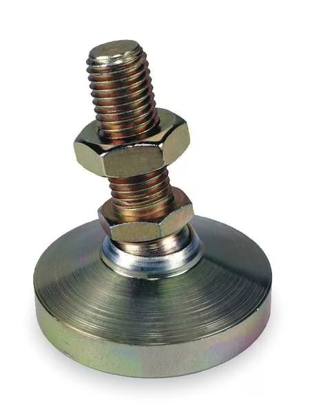 Level Pad, Fixed Stud, 5/8-11, 2-1/2in Base, Te-Co, Mfr#: 44452