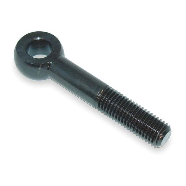 Eye Bolt With Shoulder, 5/8"-11, 5-3/8 in Shank, 5/8 in ID, Steel, black oxide, Te-Co, Mfr#: 42951