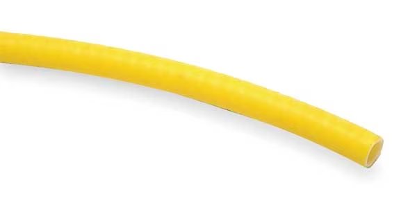 Air Brake Tubing, Type B, 3/8 In OD, Yellow, Synflex, Mfr#: 3270-0614-0100