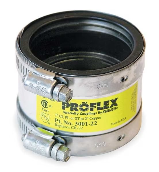 Shielded Coupling, For Pipe Size 2", EnjoyTool Select, Mfr#: 3001-22
