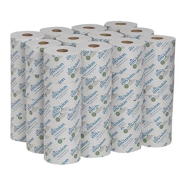 Envision, Standard Core, 1 Ply, 1500 Sheets, White, 48 PK