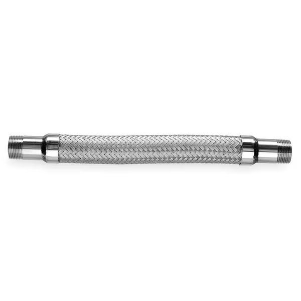 1/4" Dia x 18" L SS Flexible Metal Hose, Hose Master, Mfr#: G025SM180