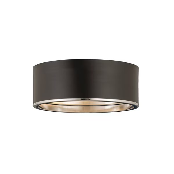 Arlo 3 Light Flush Mount, Matte Black, Z-Lite, Mfr#: 2303F3-MB-CH