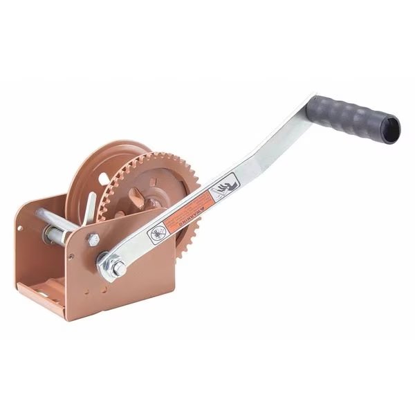 Ratcheting Winch, Spur, No Brake, 1400 lb., Dutton-Lainson, Mfr#: DL1402A
