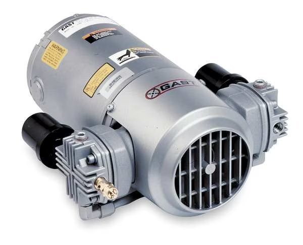 Piston Air Compressor, 1/3HP, 115V, 1Ph, Gast, Mfr#: 3HBB-32-M300AX