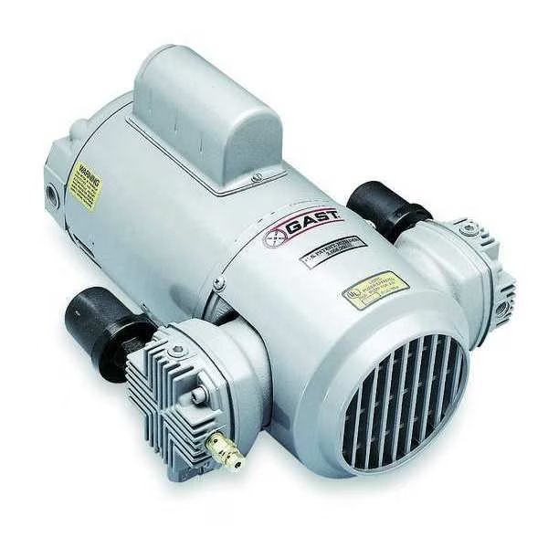 Piston Air Comp., 3/4HP, 115/208-230V, 1Ph, Gast, Mfr#: 5HCD-43-M550NGX