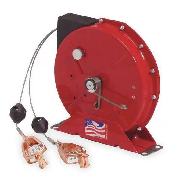 Cable Reel, Spring, 50 ft, Red, HD, Reelcraft, Mfr#: G 3050 Y