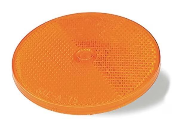 Reflector, Yellow, Round, 3/12" Dia, Grote, Mfr#: 40153-3