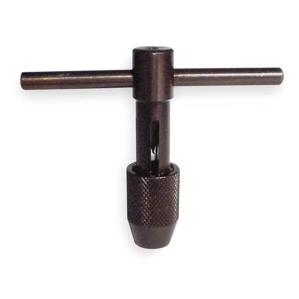 T Handle Tap Wrench, Fixed, 1/4 to 1/2 In