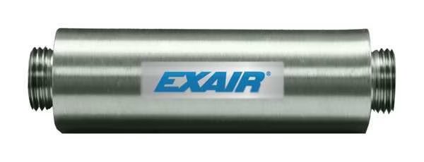 Vacuum Ejector Muffler, 1/4 in. NPT, 200 F, Exair, Mfr#: 890001