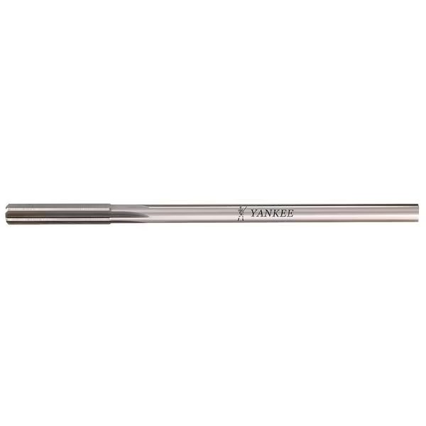 Chucking Reamer, 0.1245 In., 4 Flute, HSS, Yankee, Mfr#: 433-.1245